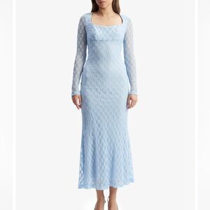 Bardot Blue Lace Dress